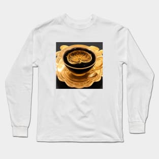 Coffee Macchiato French Press Decaf Roast Vintage Long Sleeve T-Shirt